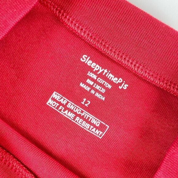 Sleepytime PJs Christmas holiday winter Plaid pajama set 12 - Picture 3 of 4